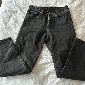 Levi’s Wildbunch Black Ankle Jeans